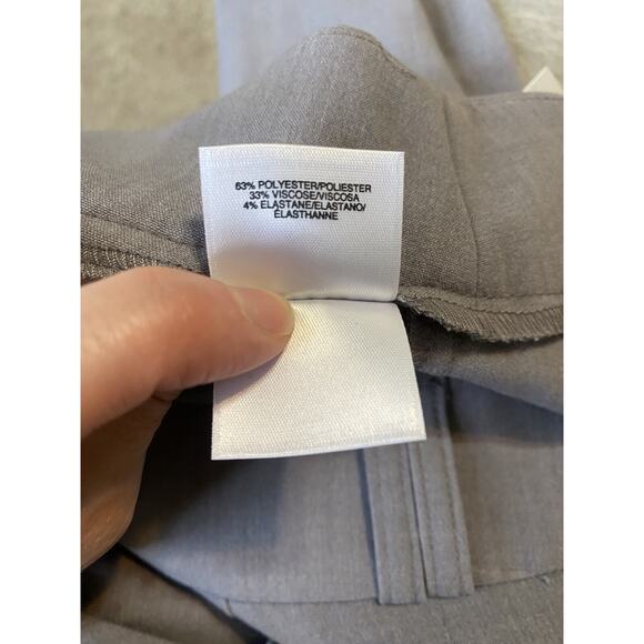 Anne Klein Pants Womens Size 2 NEW Heather Gray Dressy Office Career Work Slacks - Picture 7 of 14